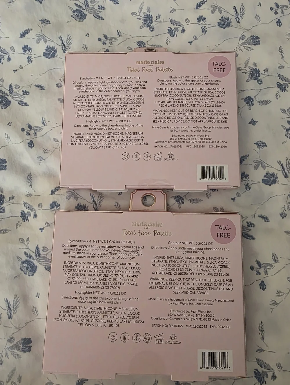 Natural Charm Eyeshadow & Smokey Delight Palette Bundle Duo Marie Claire